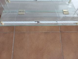 ESPEJO CON APLIQUES Y REPISA