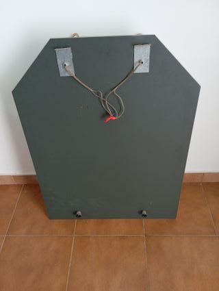 ESPEJO CON APLIQUES Y REPISA