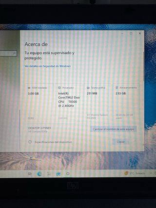 Portátil HP Intel Core 2 Duo
