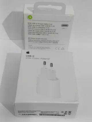 Cargador Apple iPhone y Cable Usbc 60W