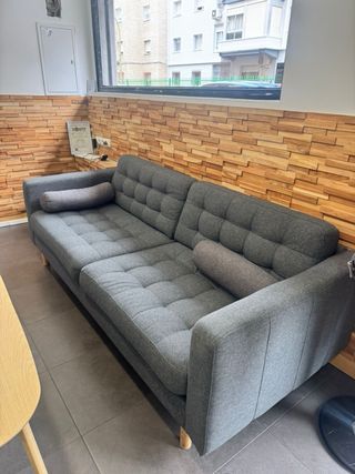 Sofá Ikea Landskrona Gris Tela