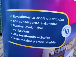 Pintura fachadas Banakril Elastyl blanca 15L