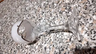 Bicchiere Murano Vintage Fiori