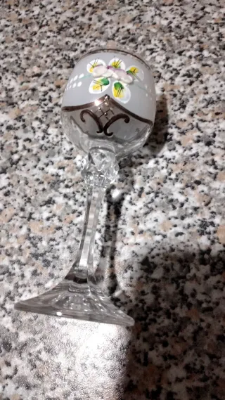 Bicchiere Murano Vintage Fiori