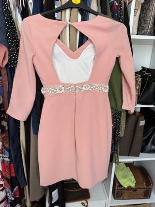 Vestido Silvia Navarro Rosa