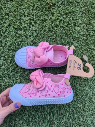 Scarpe Peppa Pig tela rosa n. 26