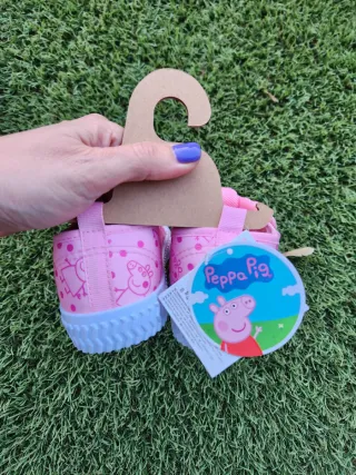 Scarpe Peppa Pig tela rosa n. 26