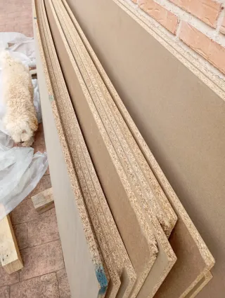 Tableros, encimeras, tablones, tablas de madera