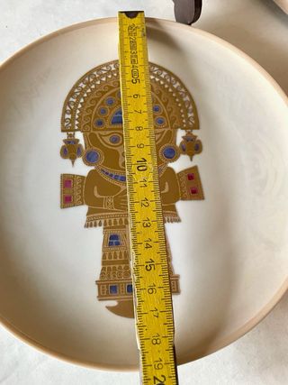 Piatto decorativo Morbelli in porcellana