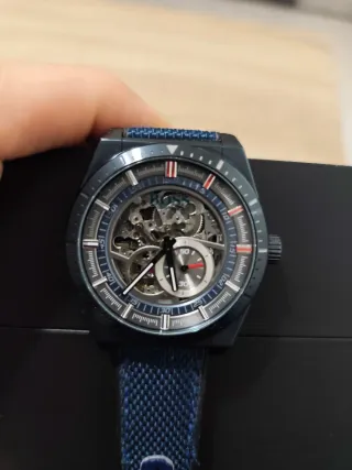 Reloj Hugo Boss Automático Skeleton Azul