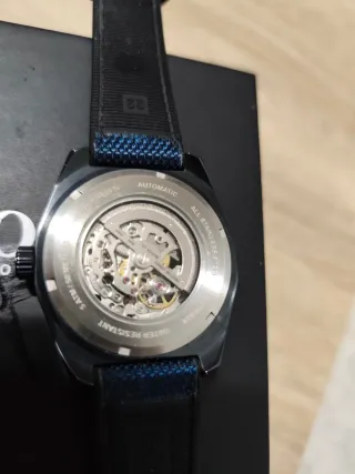 Reloj Hugo Boss Automático Skeleton Azul