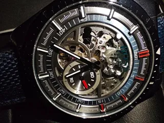 Reloj Hugo Boss Automático Skeleton Azul