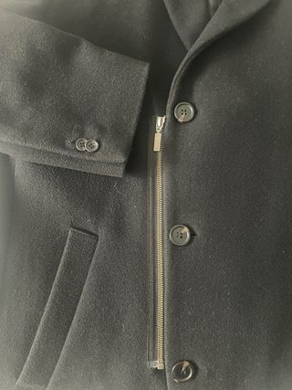 Abrigo Adolfo Domínguez Negro Hombre