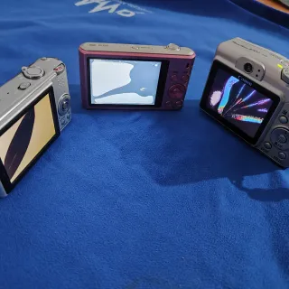 Lote 4 Fotocamere Canon, Olympus, Samsung, Lumix