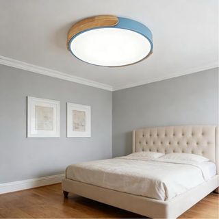 Lámpara LED GHiycotdl 24W Madera Azul 30 Cm