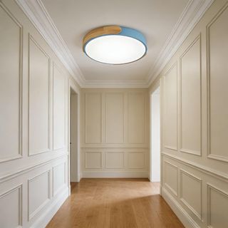 Lámpara LED GHiycotdl 24W Madera Azul 30 Cm