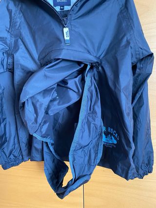 Chubasquero Anorak River Rocks Azul Marino