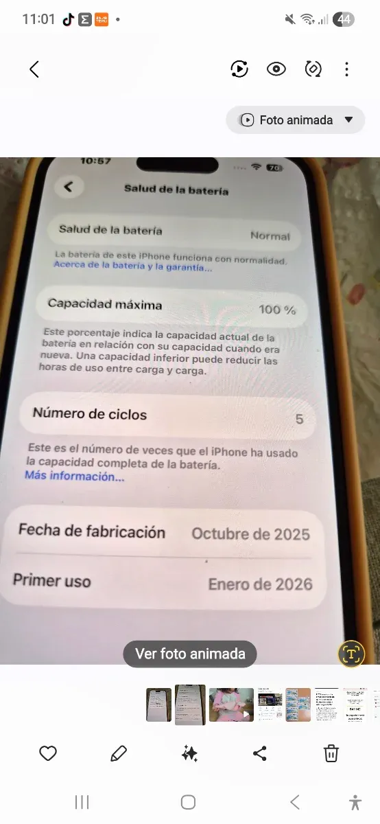 iPhone 15 128GB Azul Nuevo afbeelding 4