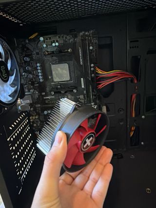 PC Gaming Negro con Luces Azules