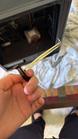 PC Gaming Negro con Luces Azules