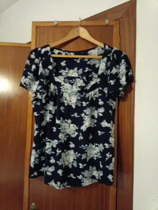 Conjunto blusa y falda vaquera