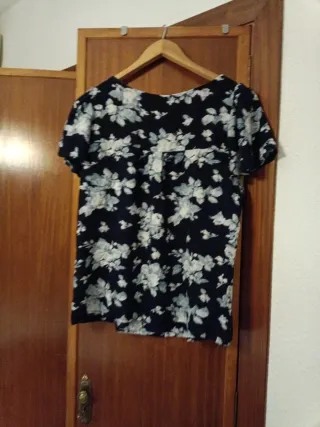 Conjunto blusa y falda vaquera