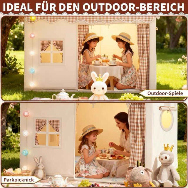 OUUTMEE Tienda Juegos Infantil 2En1 Con Estera