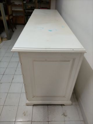 Bancone negozio legno bianco