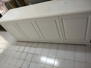 Bancone negozio legno bianco