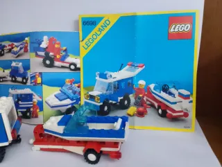 Lego 6698 Land Coche y Barco