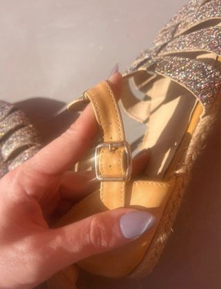 Pack Sandalias Alpargatas Doradas y Multicolor