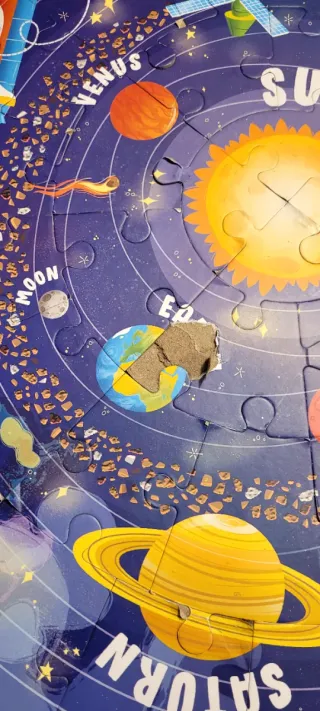 Puzzle Circular Sistema Solar