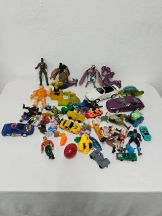 Lote Juguetes Figuras y Coches Varios
