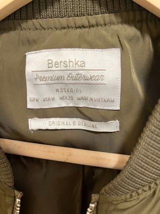 2 Chaquetas bomber Bershka verde oliva