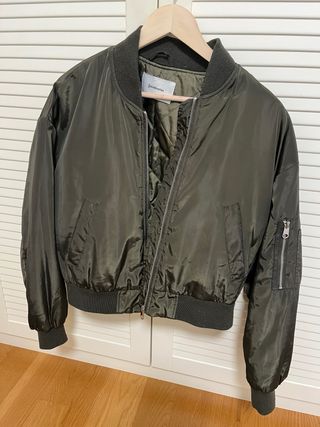 2 Chaquetas bomber Bershka verde oliva
