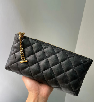 Bolso Saint Laurent Icare Negro Dorado