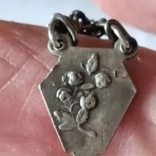 Rosario antiguo años 40 de madera 49 cm