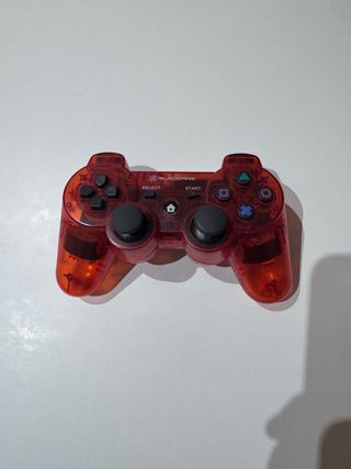 Mando Blackfire PS3 Rojo Transparente inalámbrico