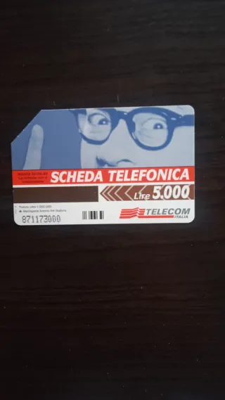 Scheda Telefonica Telecom Italia 15.000 Lire
