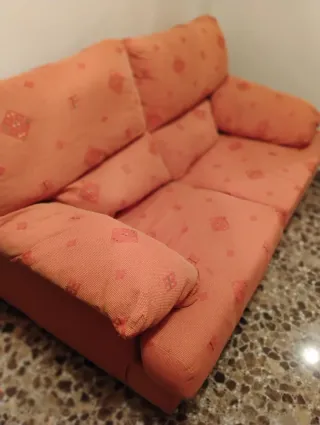 Sofá de 2 plazas naranja