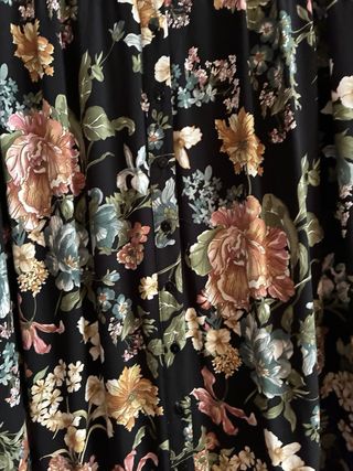 Vestido largo floral Mango Talla M