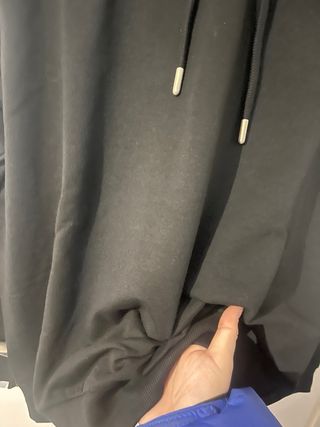 Sudadera Oversize Negra Unisex