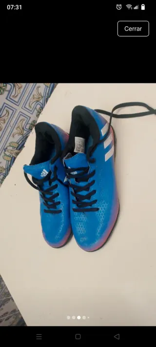 Botas fútbol Adidas niño T.35