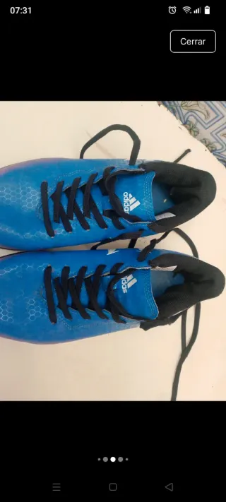 Botas fútbol Adidas niño T.35