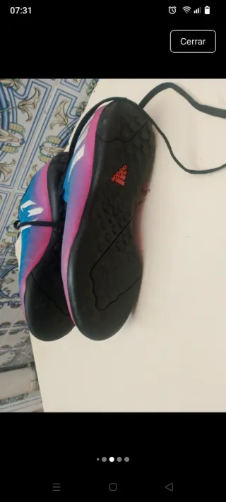 Botas fútbol Adidas niño T.35