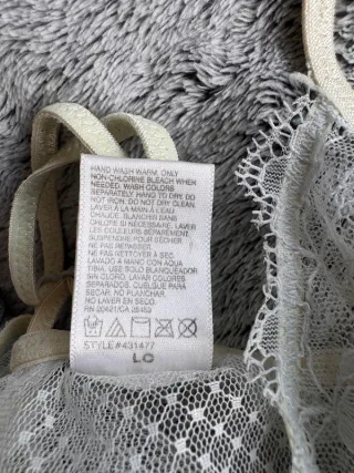 Top lingerie vintage DNNY taglia M