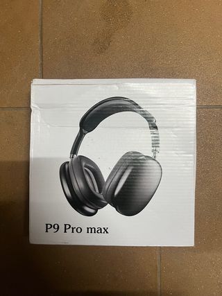 Cascos P9 Pro Max Negros