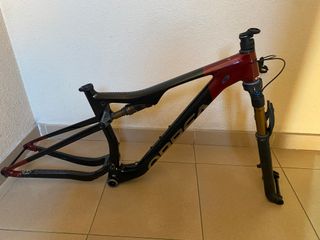 Cuadro Orbea Oiz M-pro CARBONO OMX + Horquilla Fox