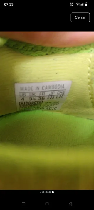 Botas fútbol niño Adidas T.36