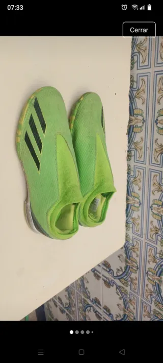 Botas fútbol niño Adidas T.36